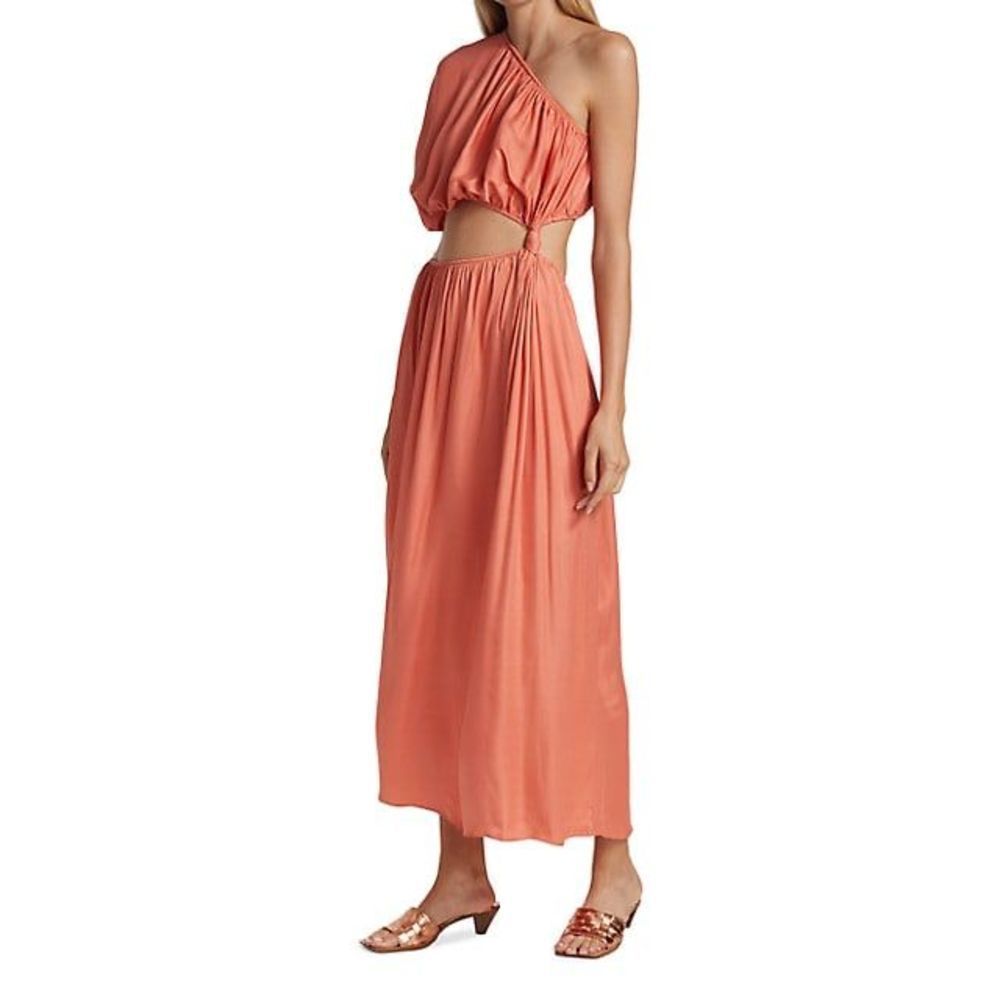 Farm Rio
One-Shoulder Cutout Maxi Dress